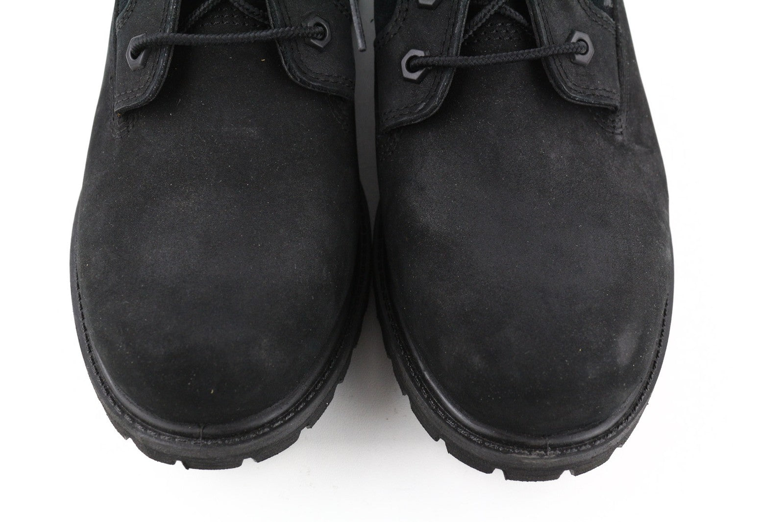 TIMBERLAND A1R2M Women's Black Leather Boots EU40 UK7 Ortholite Lace Up Ankle