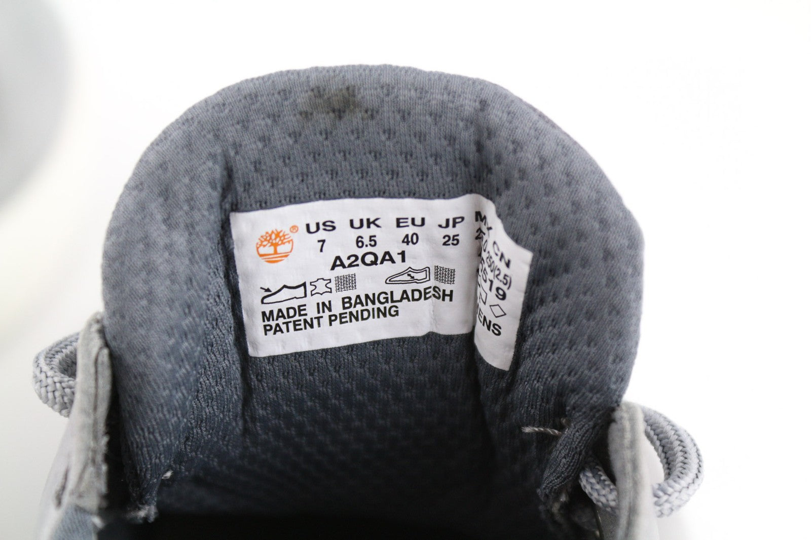 TIMBERLAND A2QA1 Men's Green Stride Sneakers EU40 UK6.5 Leather Almond Toe Low