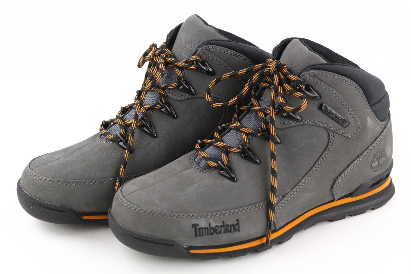 TIMBERLAND A2JDG Men's Brown Leather Boots EU40 UK6.5 Almond Toe Anti-Fatigue