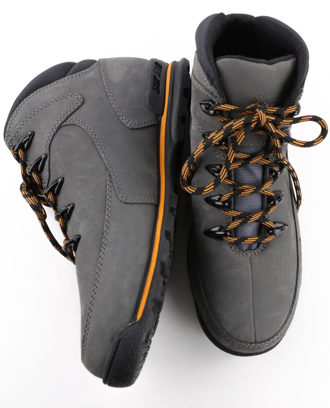 TIMBERLAND A2JDG Men's Brown Leather Boots EU40 UK6.5 Almond Toe Anti-Fatigue