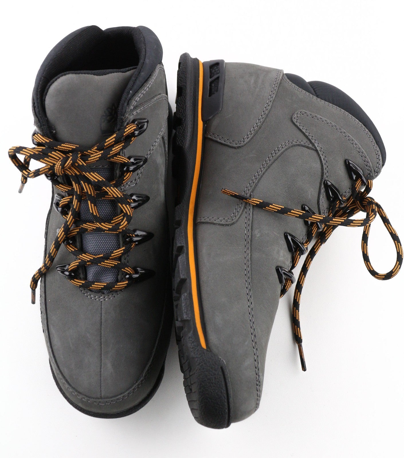 TIMBERLAND A2JDG Men's Brown Leather Boots EU40 UK6.5 Almond Toe Anti-Fatigue