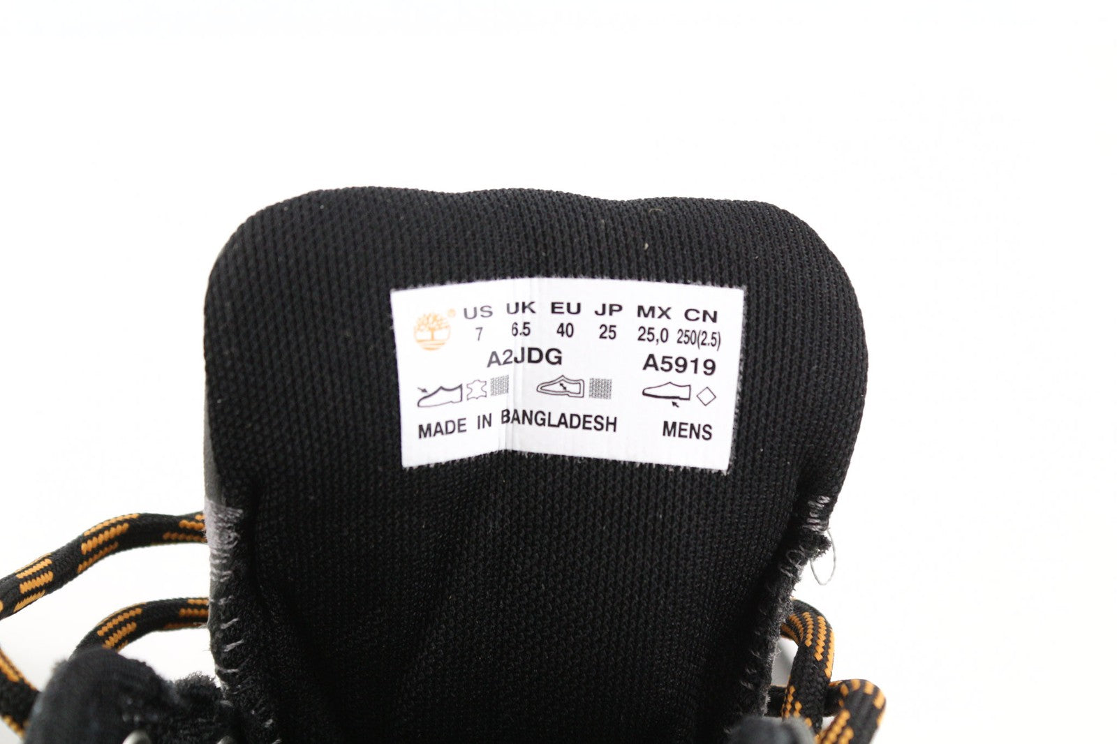 TIMBERLAND A2JDG Men's Brown Leather Boots EU40 UK6.5 Almond Toe Anti-Fatigue