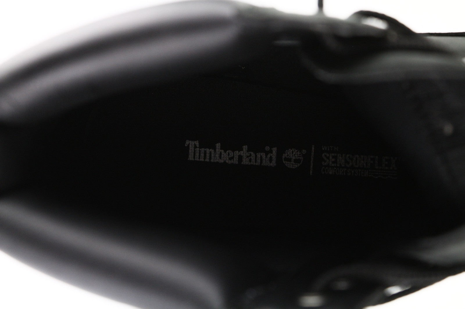 TIMBERLAND A15TM Women's Leather Boots EU40 UK7 Black Ortholite Logo Sensorflex