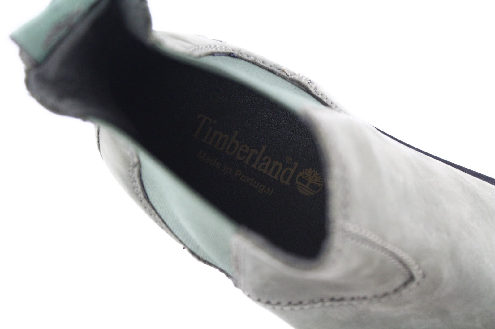 TIMBERLAND Women's Olive Green Chelsea Boots EU38 UK5 Leather Almond Toe Ankle