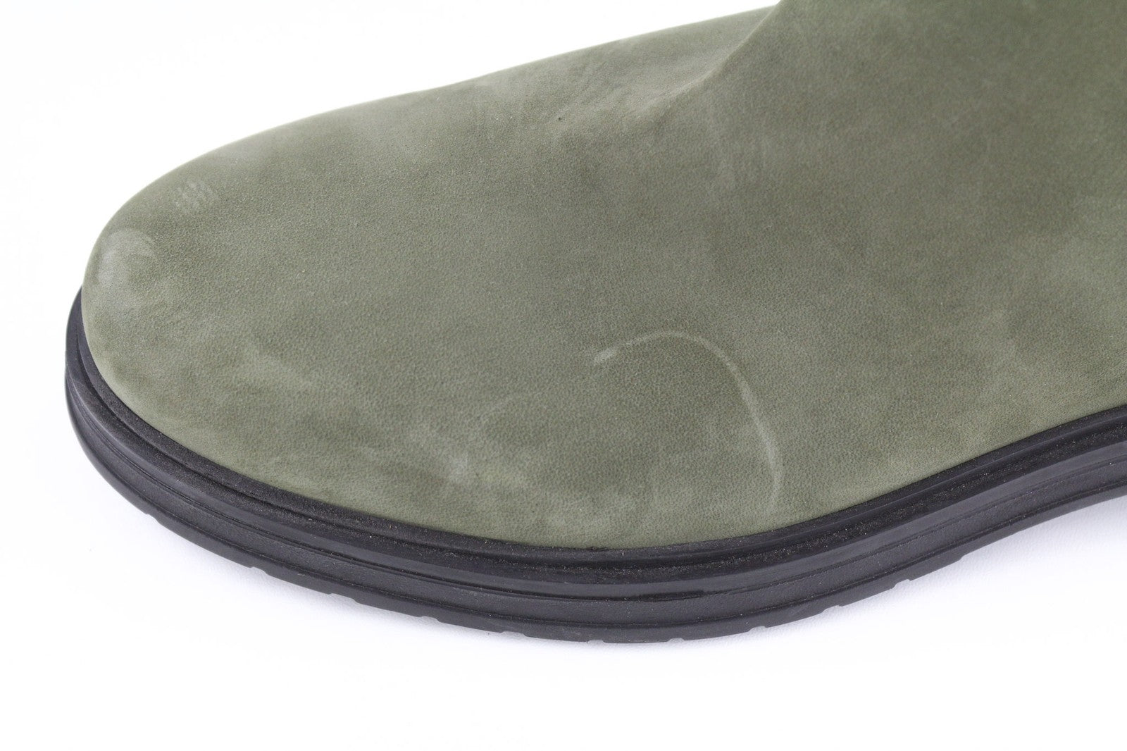 TIMBERLAND Women's Olive Green Chelsea Boots EU38 UK5 Leather Almond Toe Ankle