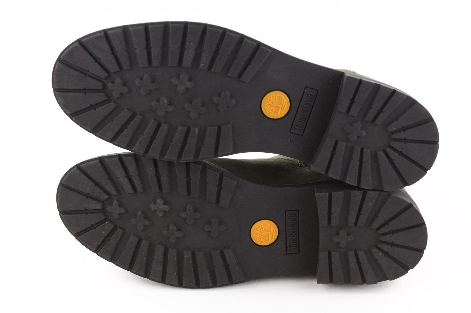 TIMBERLAND Women's Olive Green Chelsea Boots EU38 UK5 Leather Almond Toe Ankle