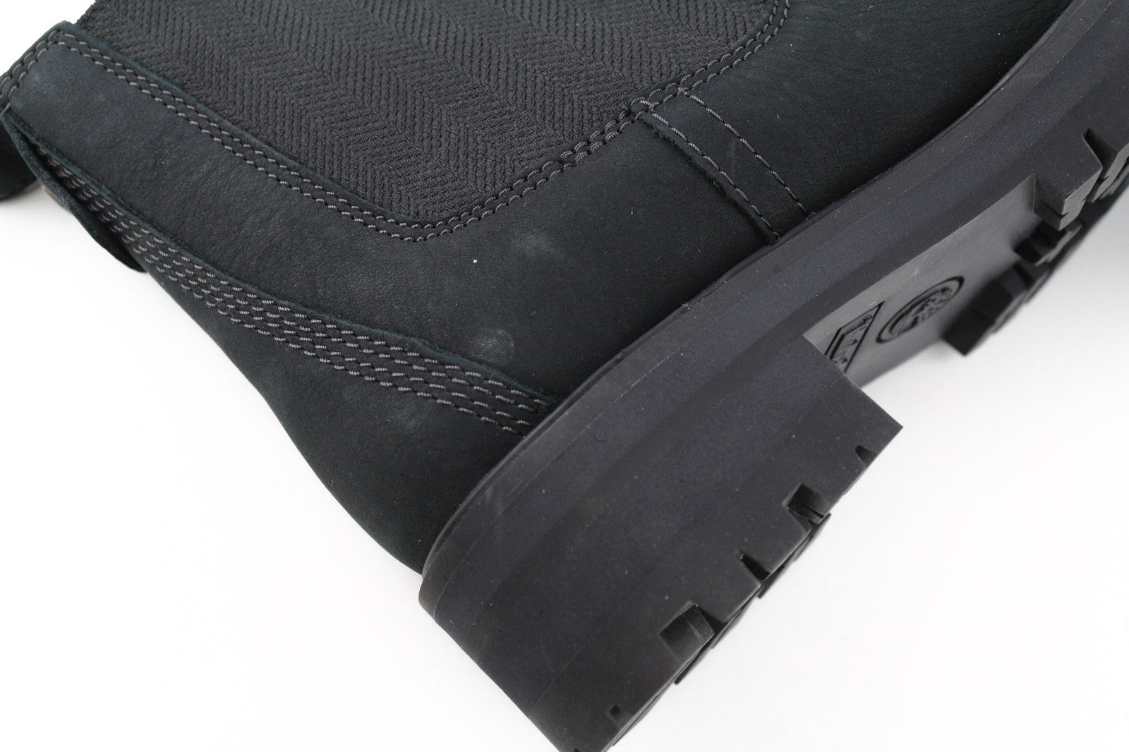 TIMBERLAND A1J66 Women's Black Chelsea Boots EU38 UK5 Leather Almond Toe Pull On