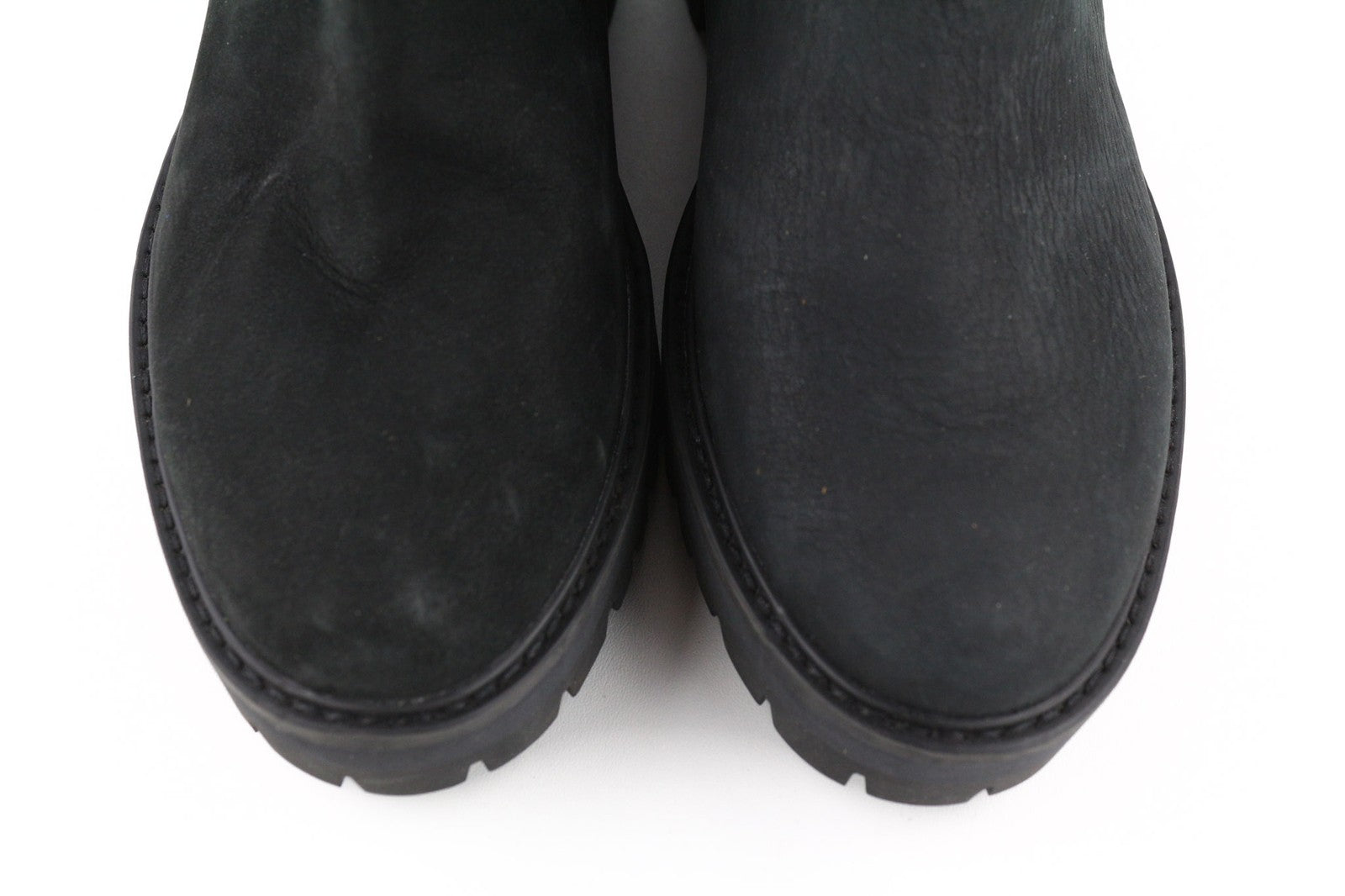 TIMBERLAND A1J66 Women's Black Chelsea Boots EU38 UK5 Leather Almond Toe Pull On