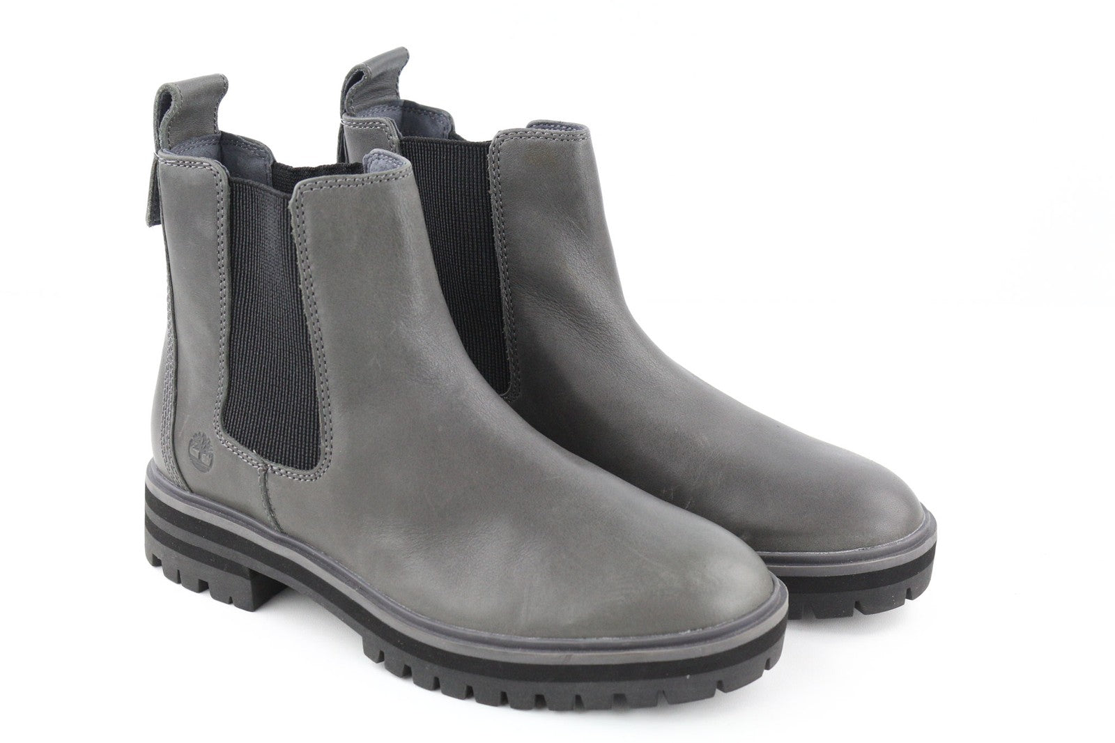 TIMBERLAND A2DY3 Women's Chelsea Boots EU38 UK5 Grey Leather Almond Toe Rubber