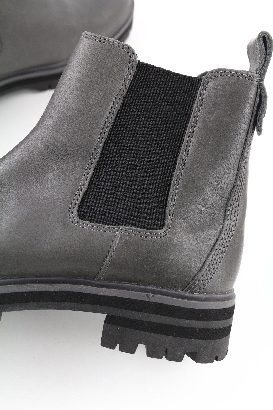 TIMBERLAND A2DY3 Women's Chelsea Boots EU38 UK5 Grey Leather Almond Toe Rubber