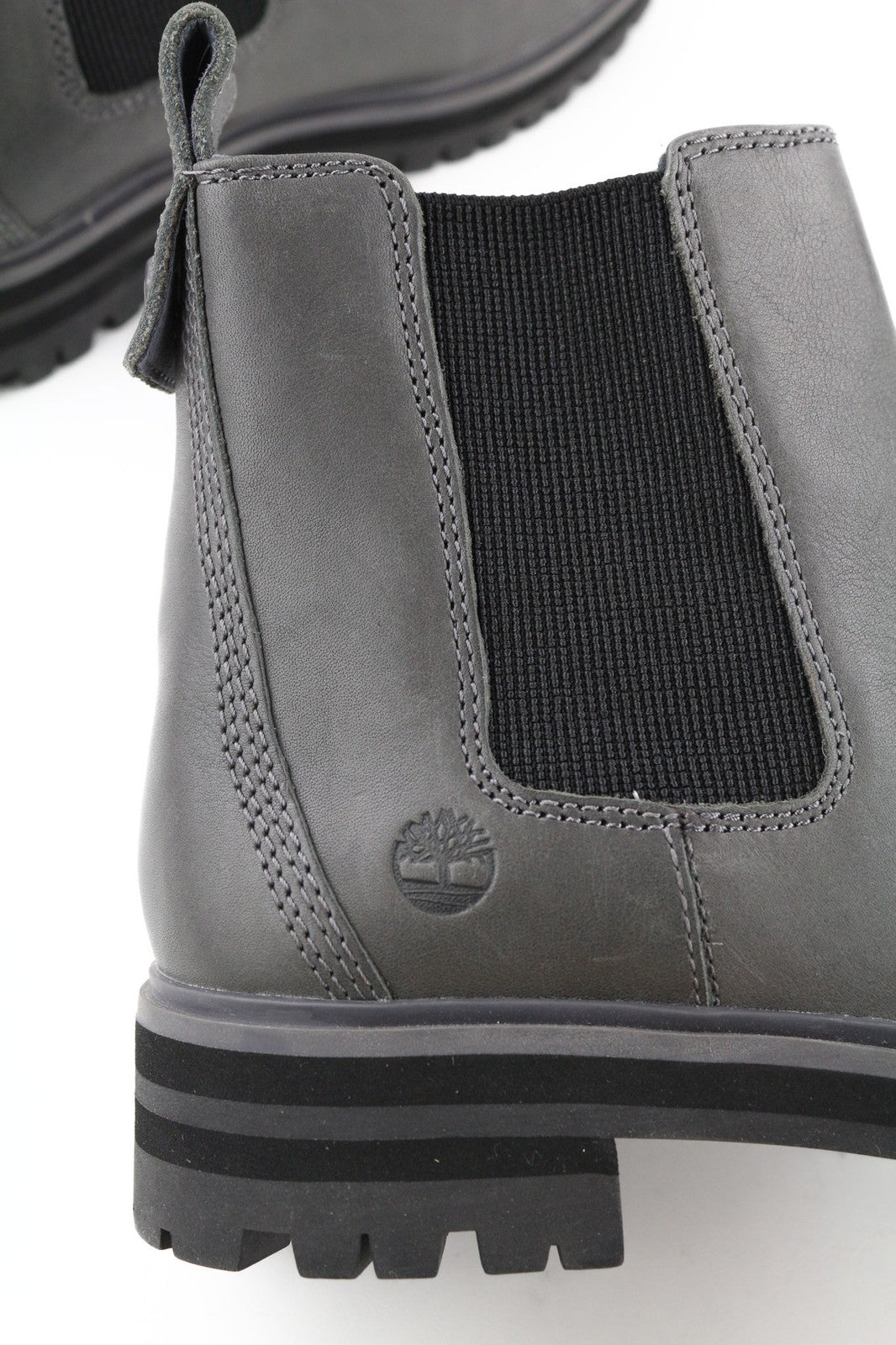 TIMBERLAND A2DY3 Women's Chelsea Boots EU38 UK5 Grey Leather Almond Toe Rubber