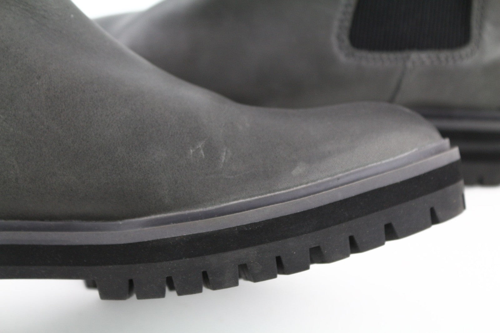 TIMBERLAND A2DY3 Women's Chelsea Boots EU38 UK5 Grey Leather Almond Toe Rubber