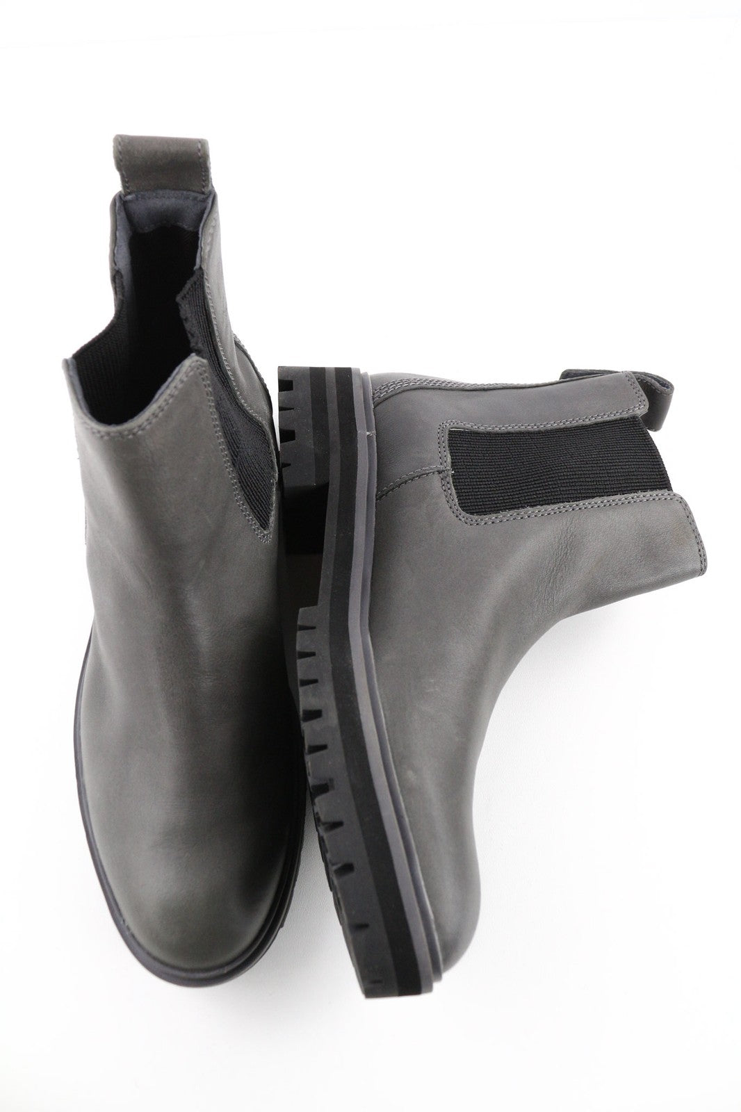 TIMBERLAND A2DY3 Women's Chelsea Boots EU38 UK5 Grey Leather Almond Toe Rubber