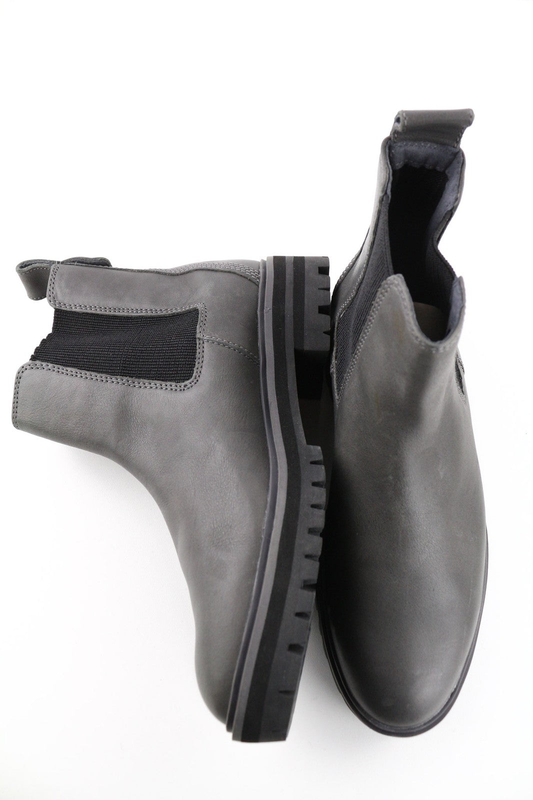 TIMBERLAND A2DY3 Women's Chelsea Boots EU38 UK5 Grey Leather Almond Toe Rubber