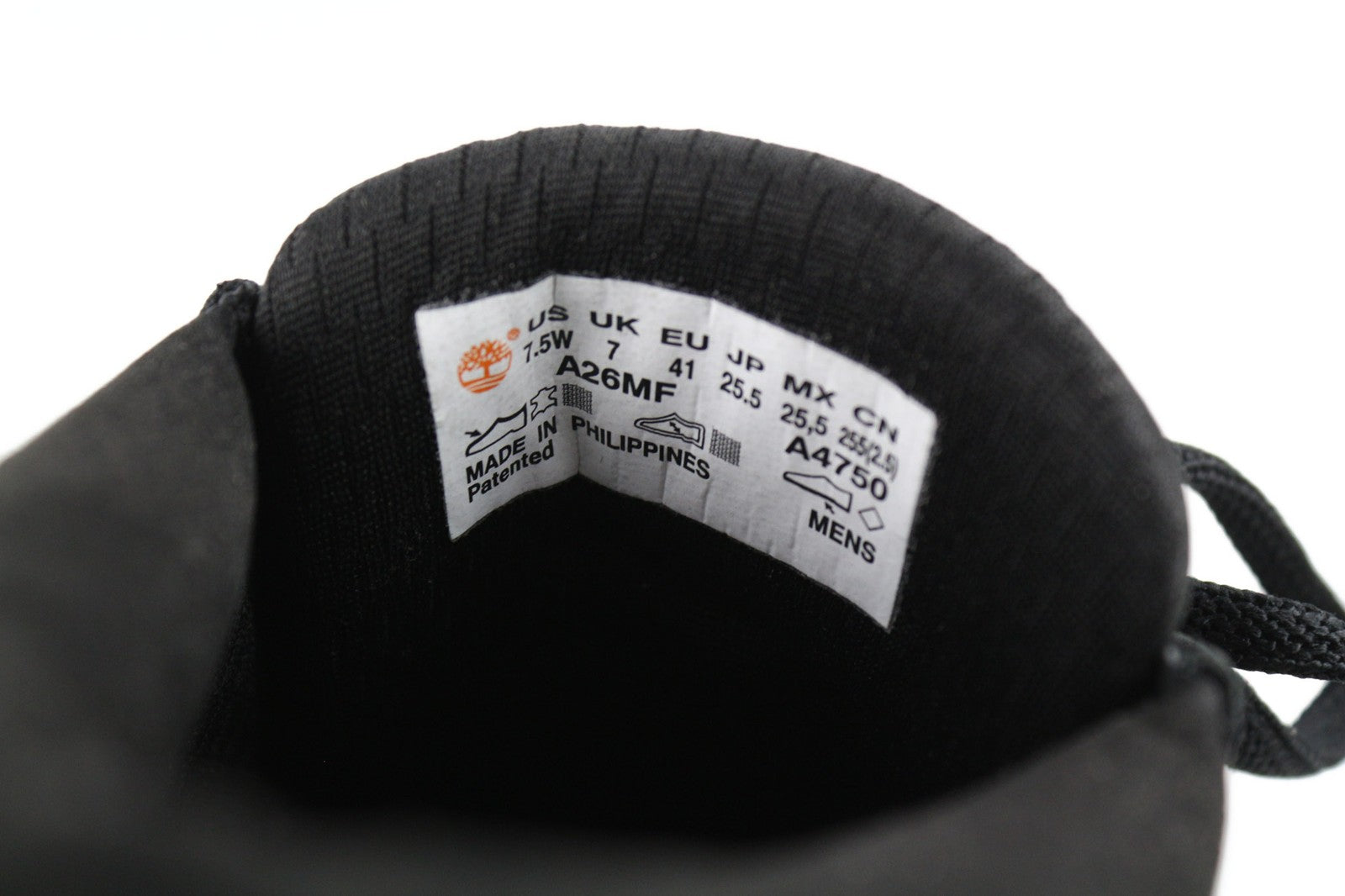 TIMBERLAND A26MF Men's Black Leather Sneakers EU41 UK7 Aerocore Energy Comfort