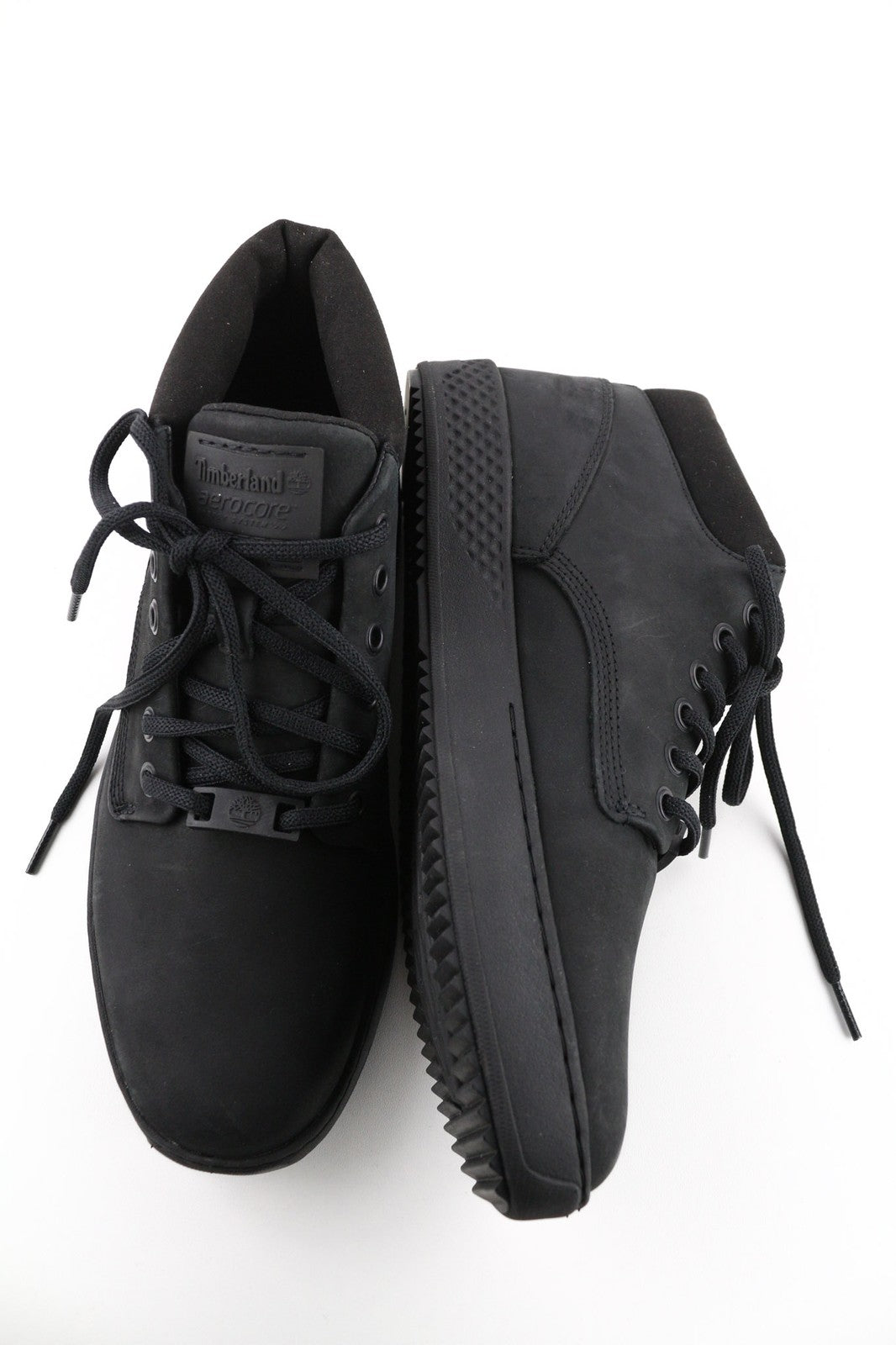 TIMBERLAND A26MF Men's Black Leather Sneakers EU41 UK7 Aerocore Energy Comfort