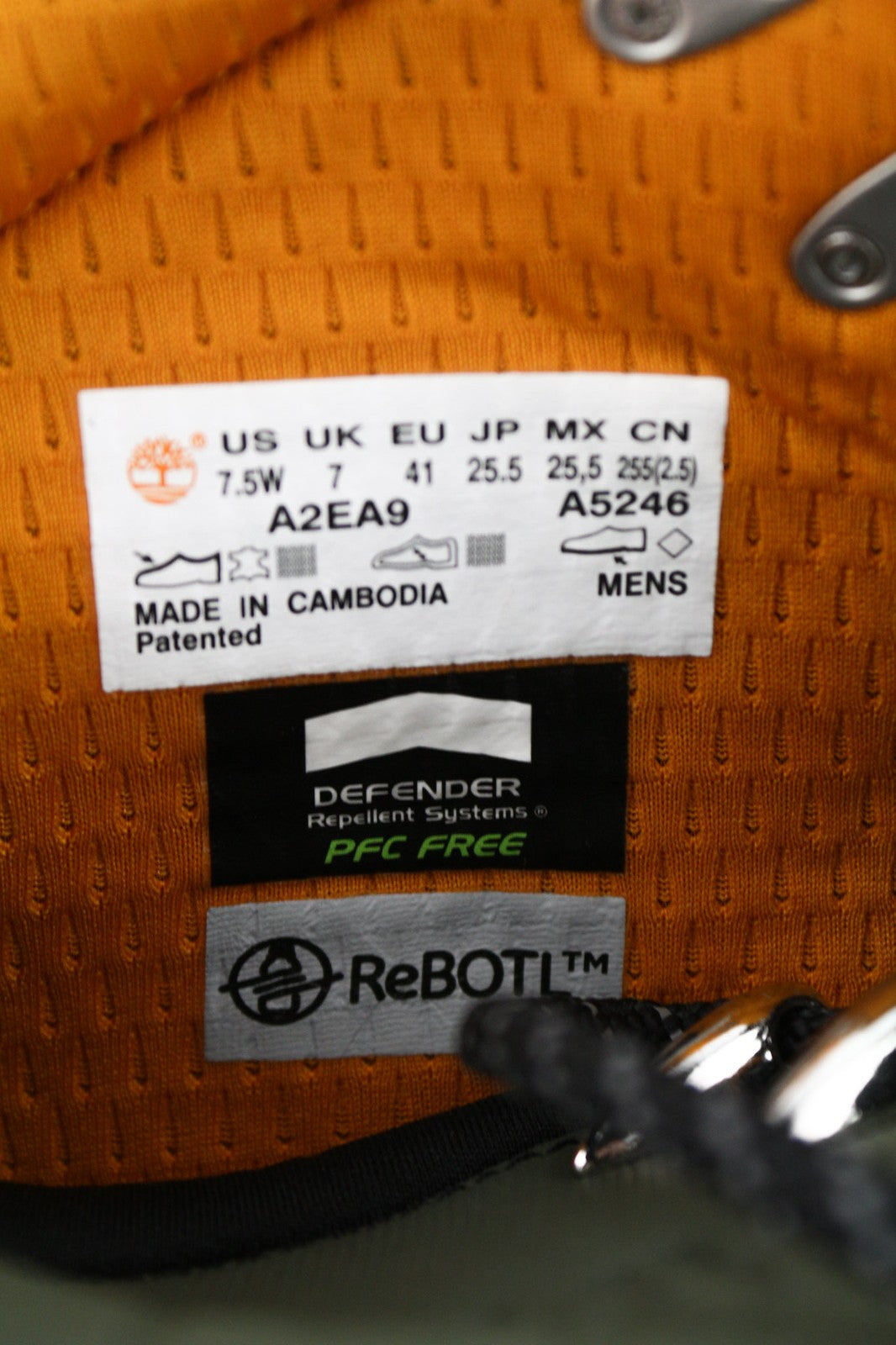 TIMBERLAND A2EA9 Men's Sneakers EU41 UK7 Aerocore Defender Repellent Energy