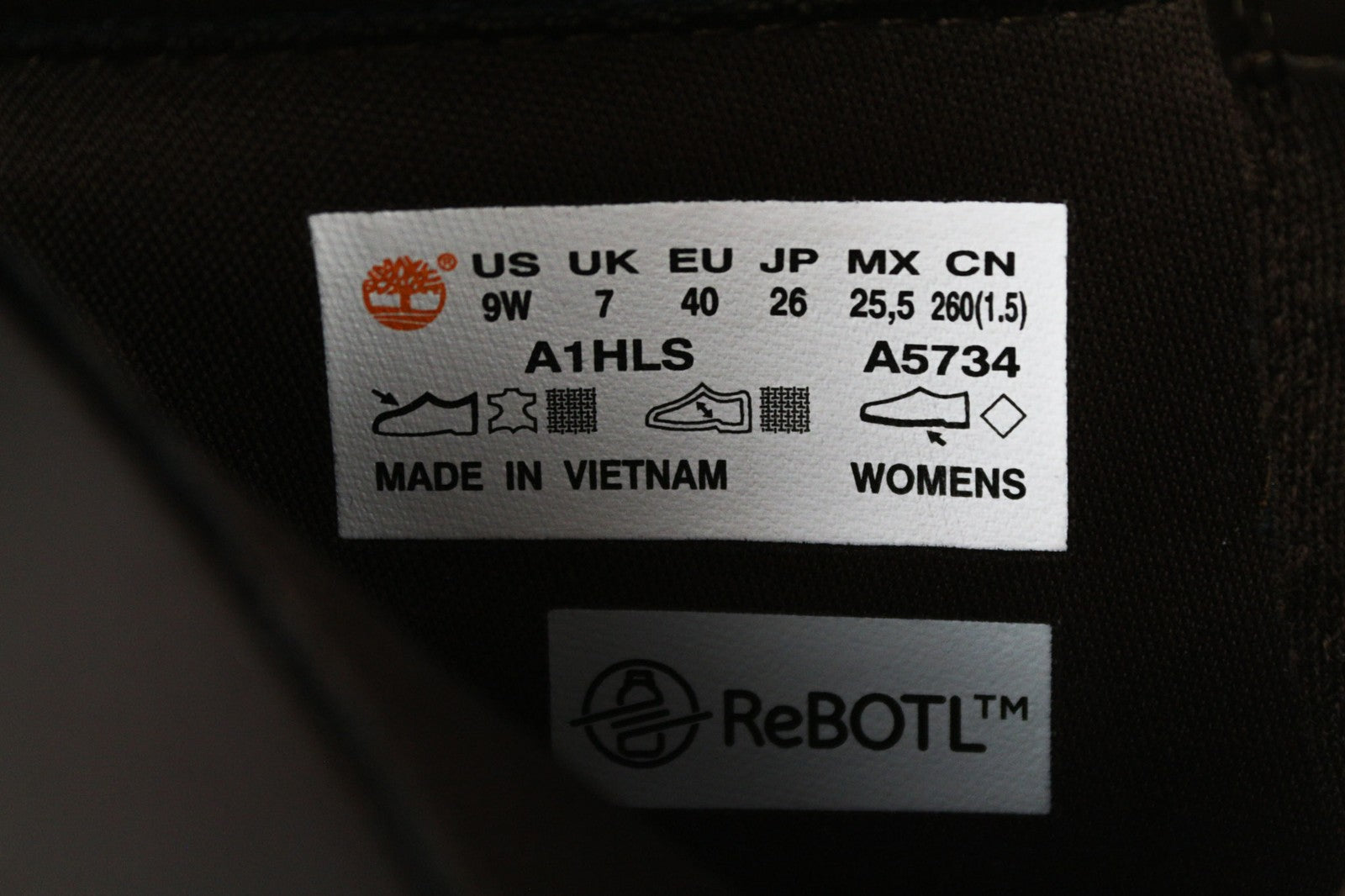 TIMBERLAND A1HLS Women's Heeled Boots EU40 UK7 Brown Allington Leather Ortholite