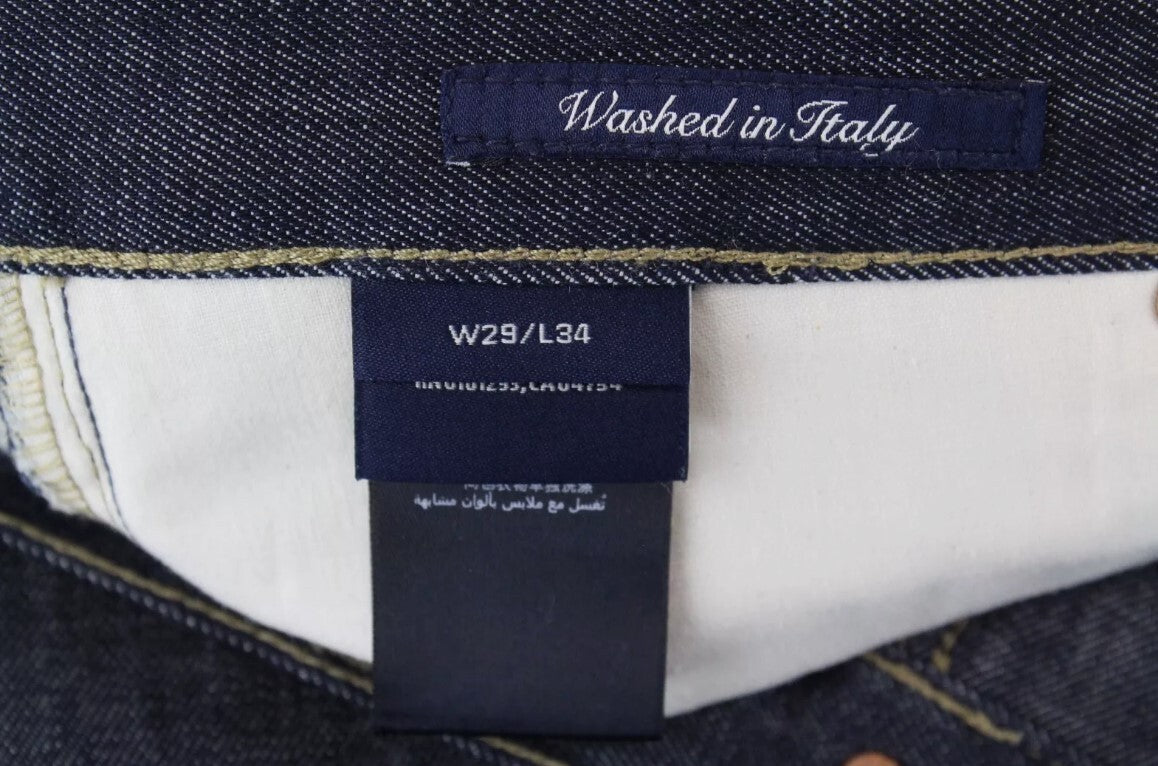 GANT Nelly Women Jeans W29/L34 Blue Regular  Stretchy Low Waist Zip Fly Narrow