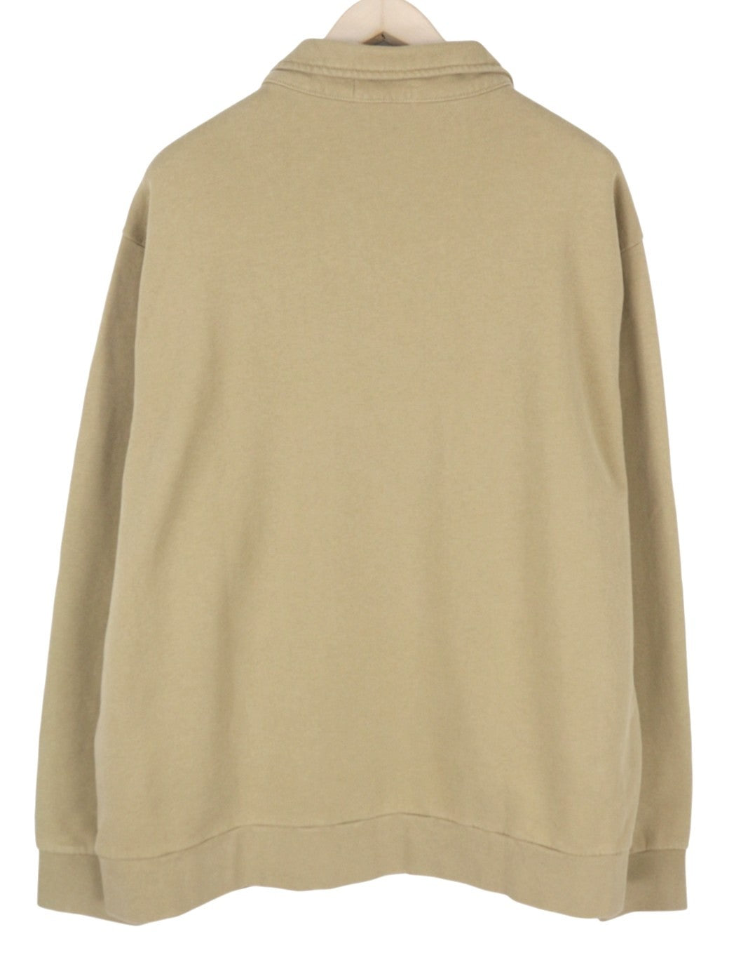 RALPH LAUREN Classics Khaki Men Sweatshirt 2XL Polo Half Zip Pullover RRP199