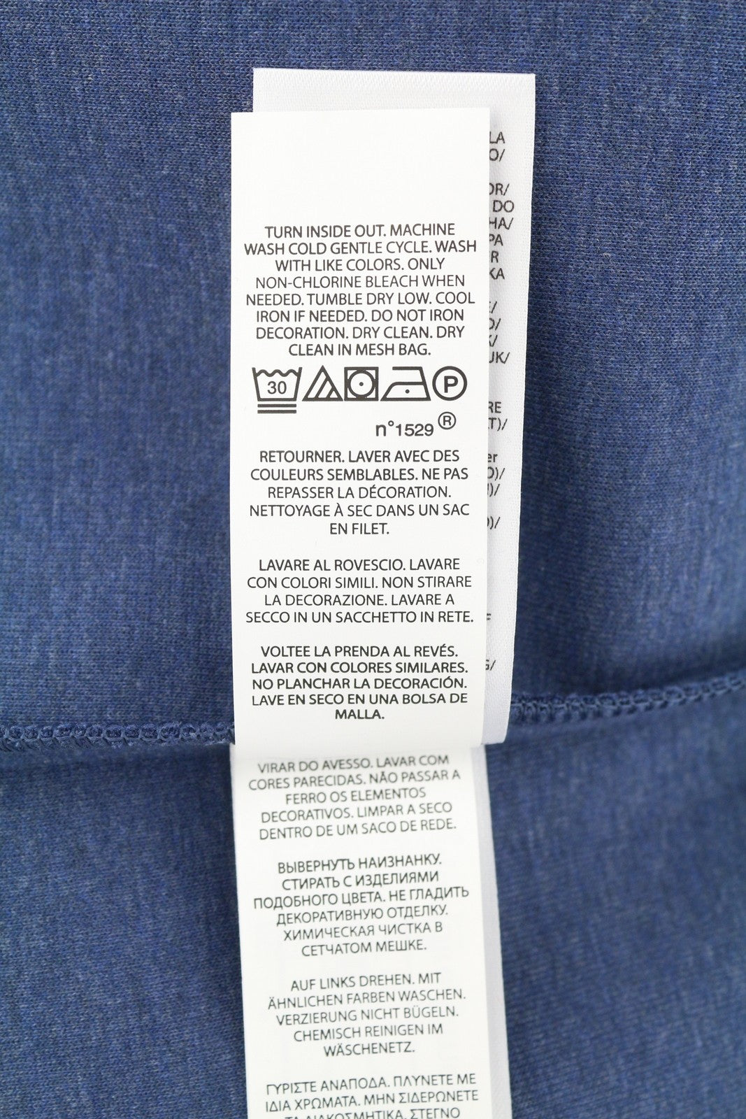 RALPH LAUREN Men Hoodie XL Blue Melange Kangaroo Pocket Logo Pullover RRP199