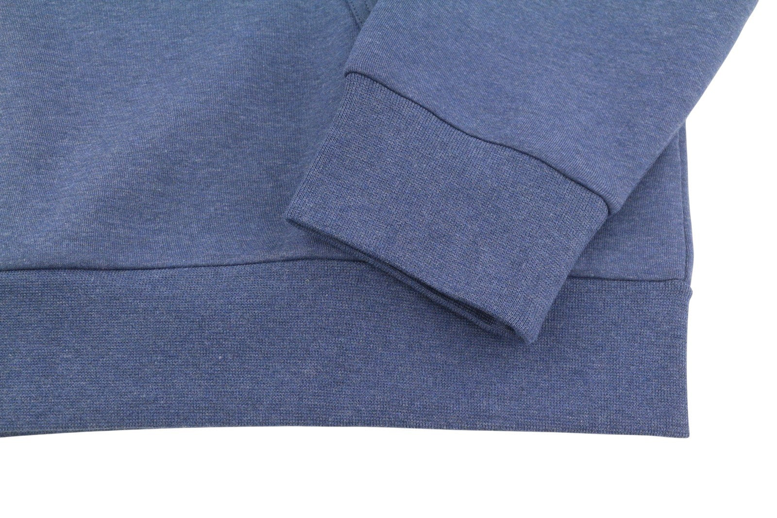 RALPH LAUREN Men Hoodie XL Blue Melange Kangaroo Pocket Logo Pullover RRP199