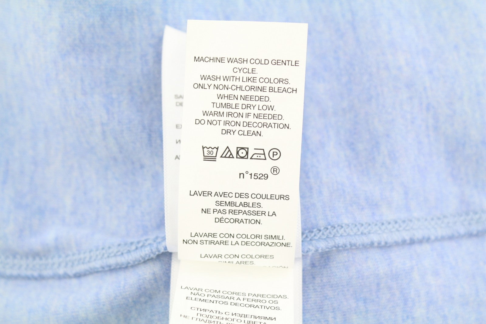 RALPH LAUREN Men Sweatshirt 2XL Blue Melange Half Zip Neck Logo Pullover RRP199