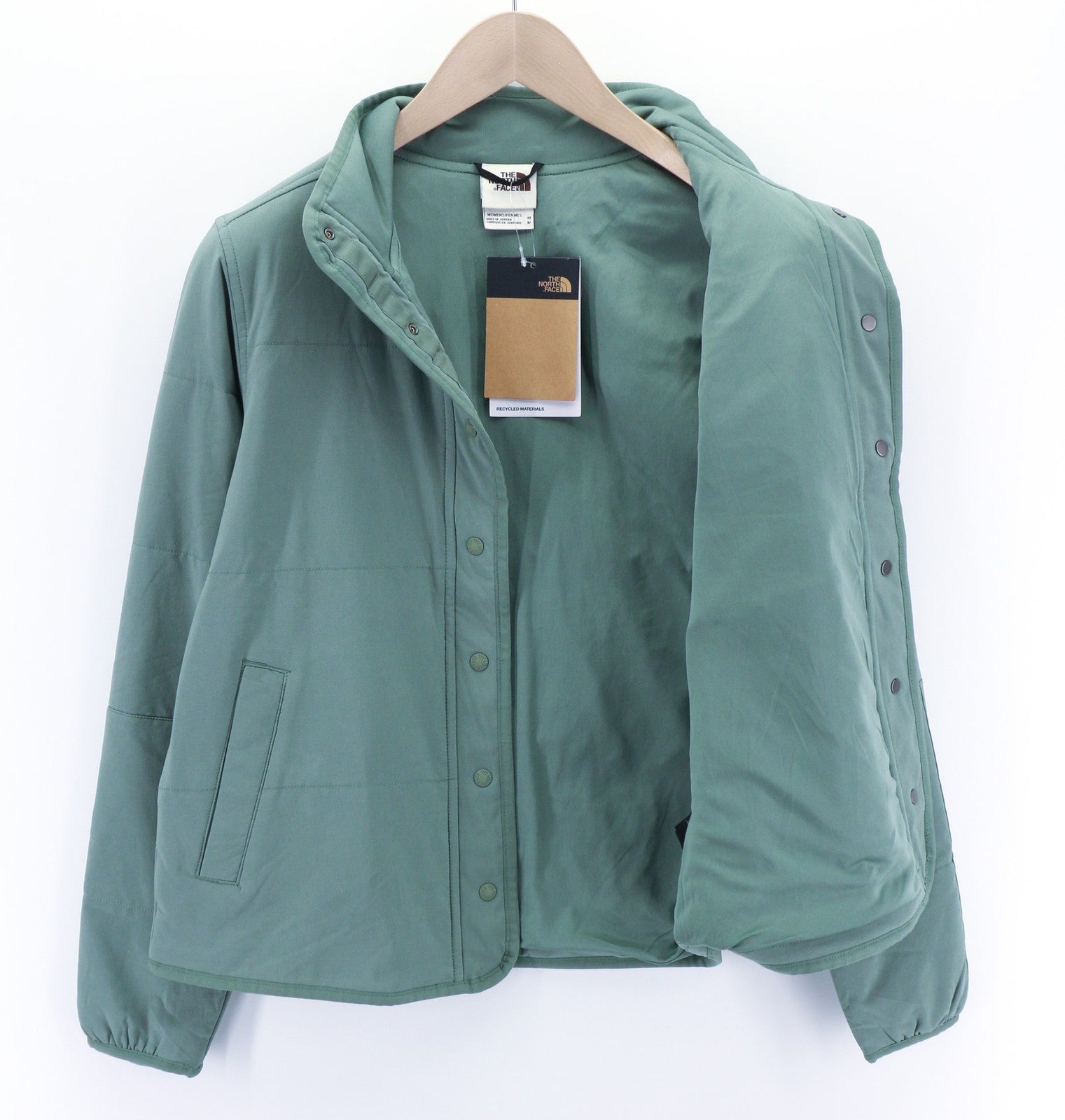 THE NORTH FACE Snap Front Mountain Women's M Water Repellent Insulated Jacket