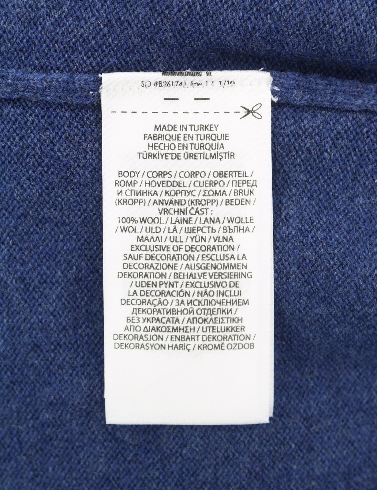 RALPH LAUREN Classics Navy Men Jumper S Blue Wool Tight Knit Half Zip RRP229