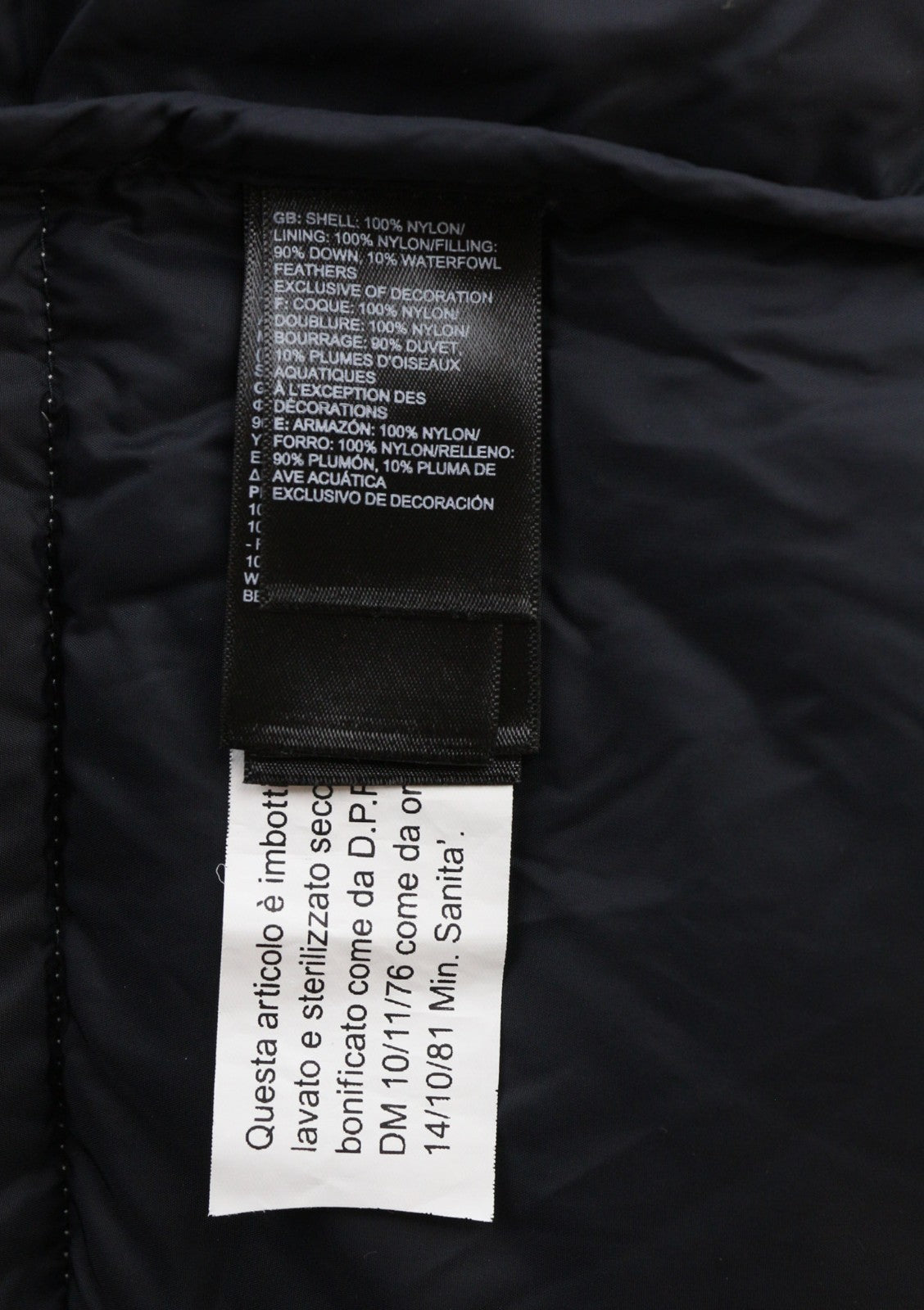 THE NORTH FACE 1996 Retro Nuptse Men's S Black Puffer Jacket 700 Down Lined