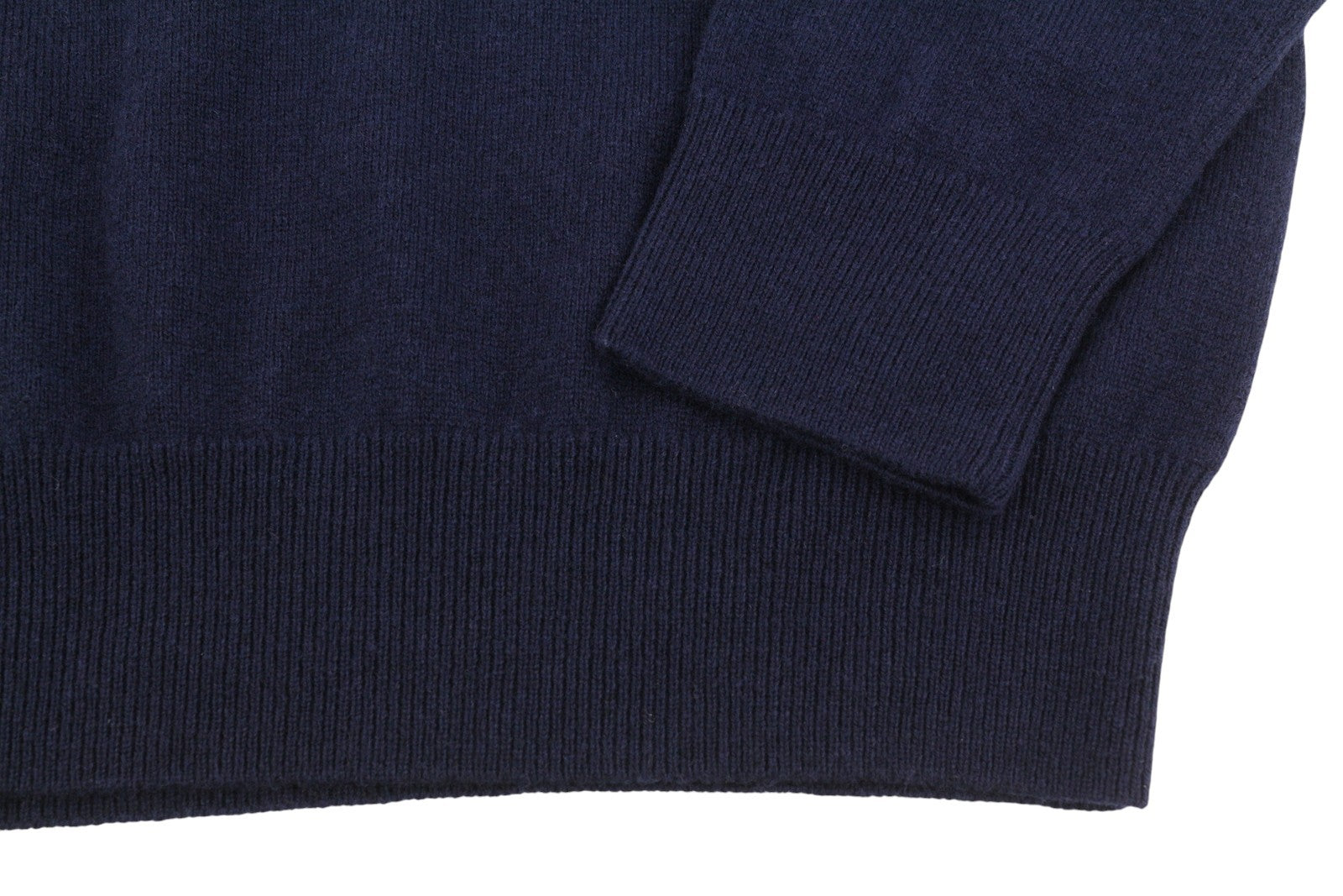 RALPH LAUREN Men Jumper L Dark Blue Wool Tight Knit Crew Neck Pullover RRP219