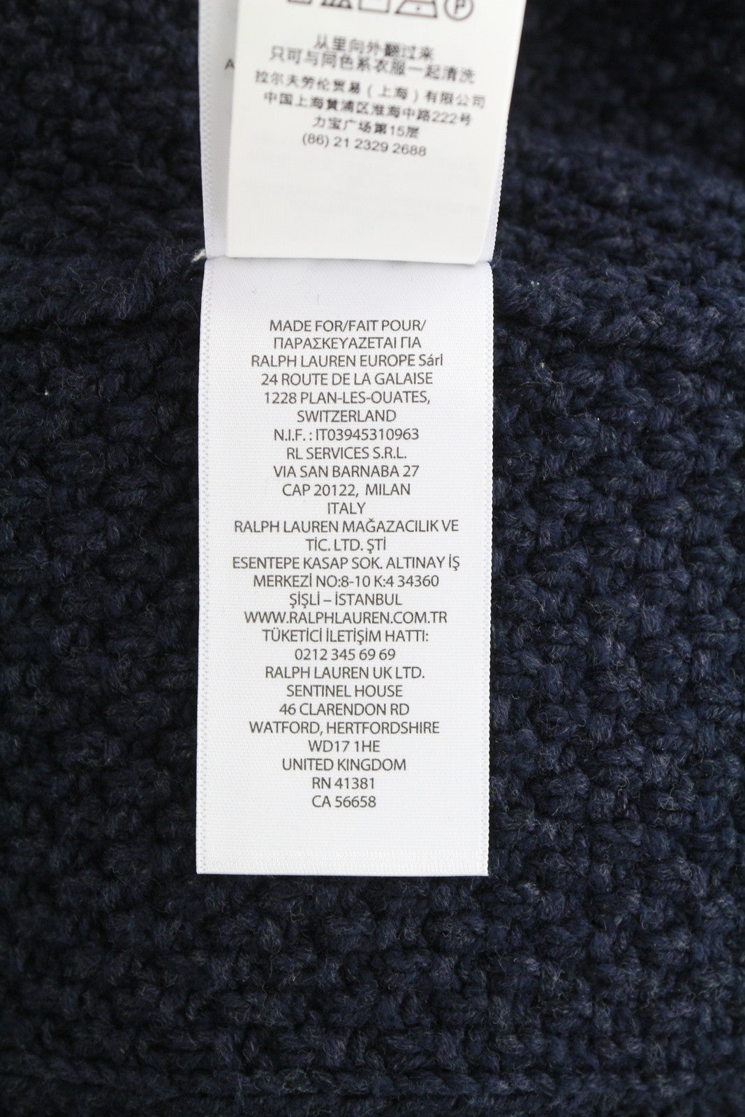 RALPH LAUREN vyriškas megztinis L dydžio tamsiai mėlynas sagomis užsegamas megztinis su kišenėmis RRP329 