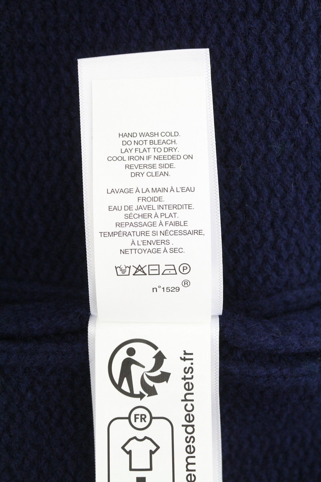 RALPH LAUREN Echo Pullover Men Jumper M Blue Wool Cashmere Tight Knit RRP399