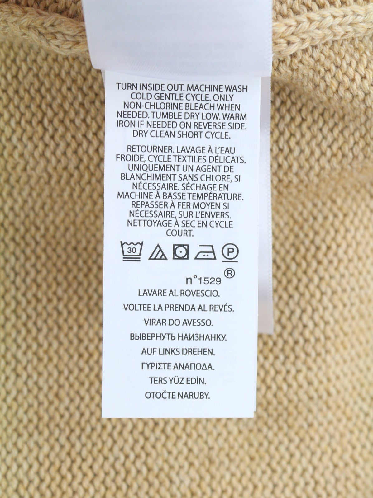 RALPH LAUREN Classic Pullover Men Jumper XL Brown Melange Half Zip Neck RRP239