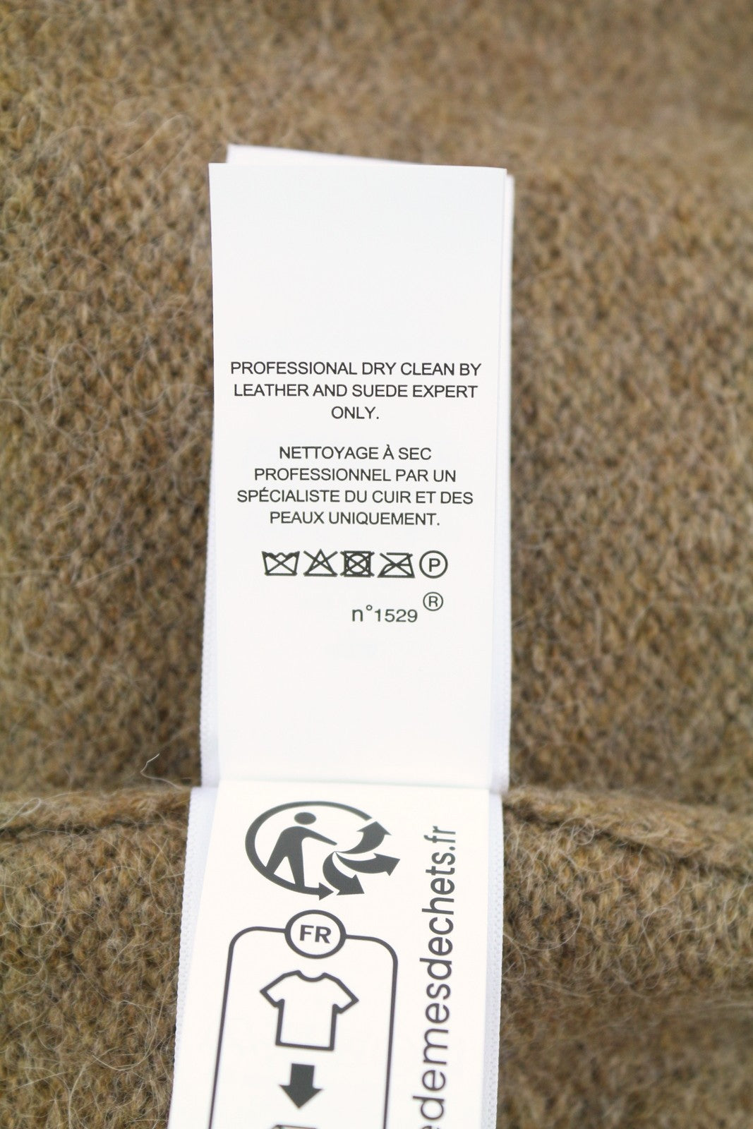 RALPH LAUREN Men Jumper S Brown Melange Wool Alpaca Blend Elbow Patches Pullover