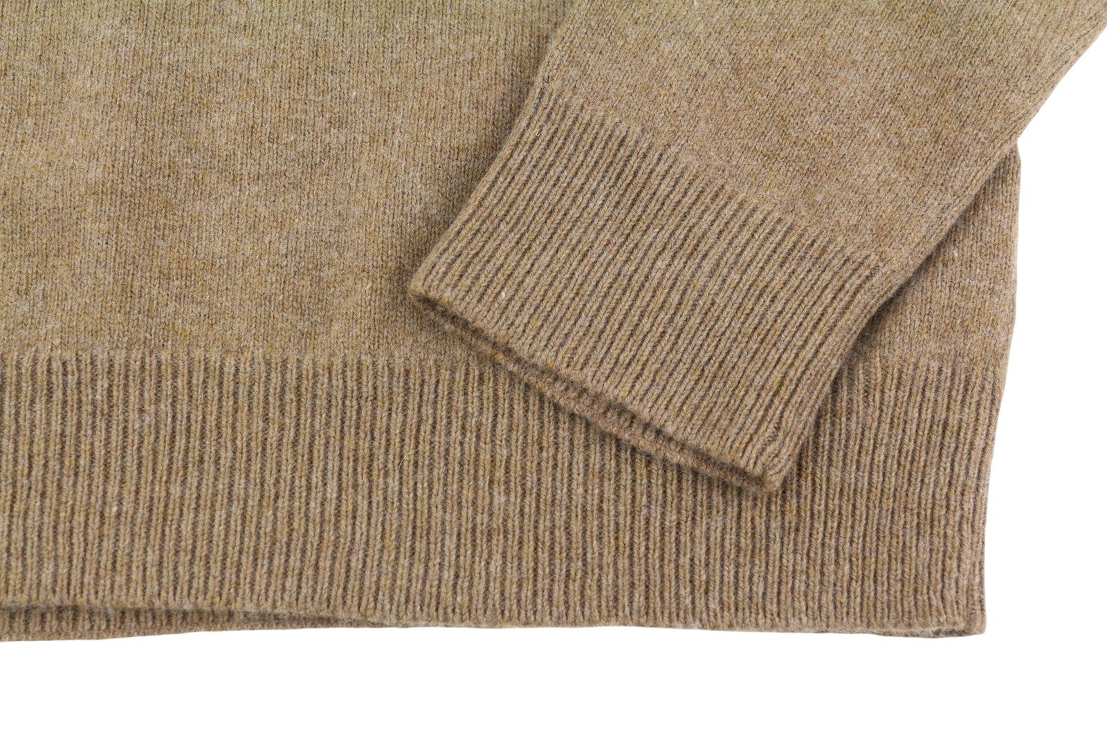 RALPH LAUREN Classics Brown Men Jumper XL Wool Blend Polo Neck Pullover RRP220