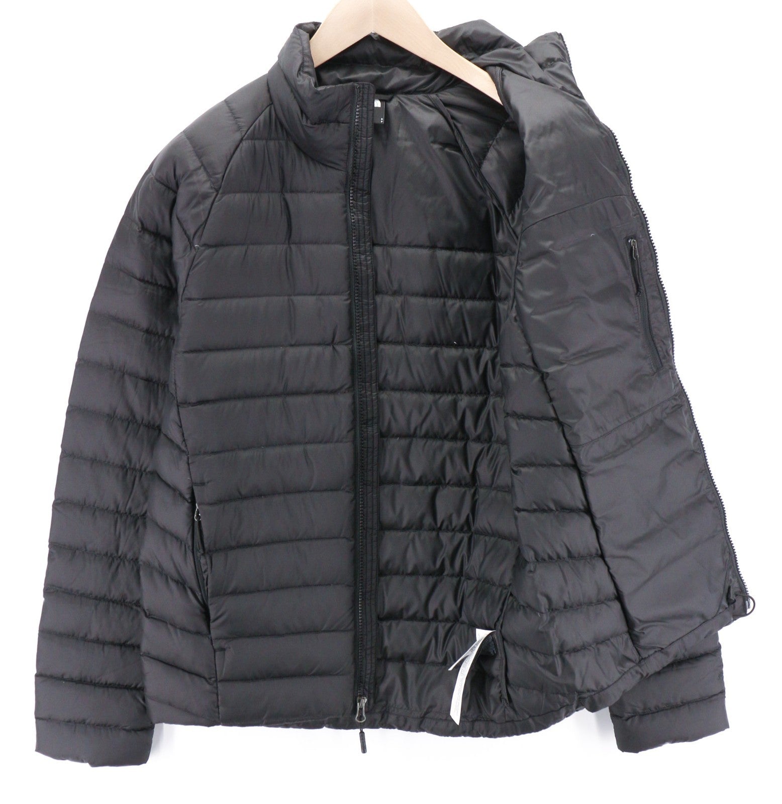 THE NORTH FACE Trevail Men's S 800-Fill Down Jacket Black Lined High Neck Zip