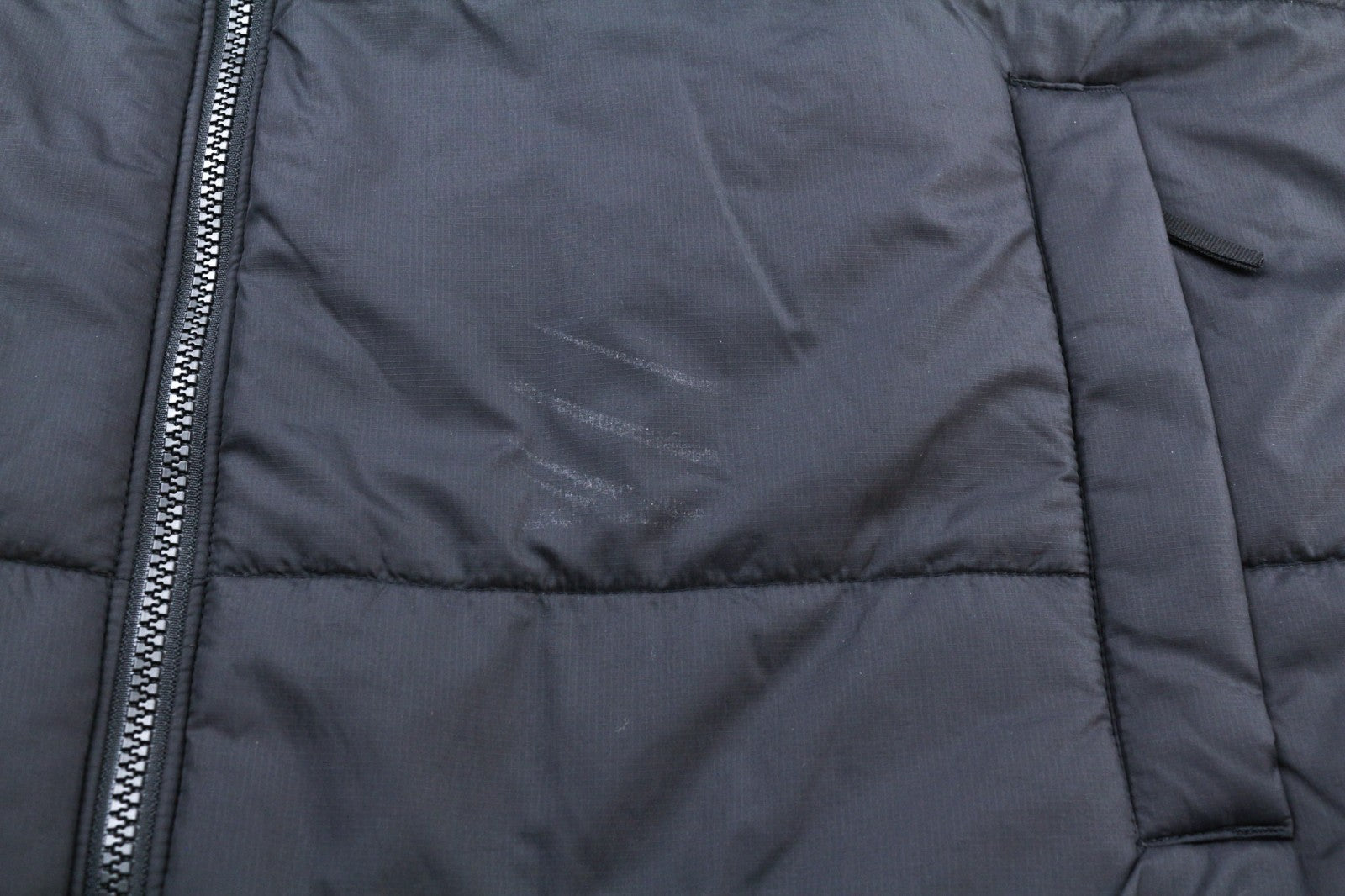 THE NORTH FACE Gosei Men's XL Padded Black Jacket Lined Full Zip Logo Pockets