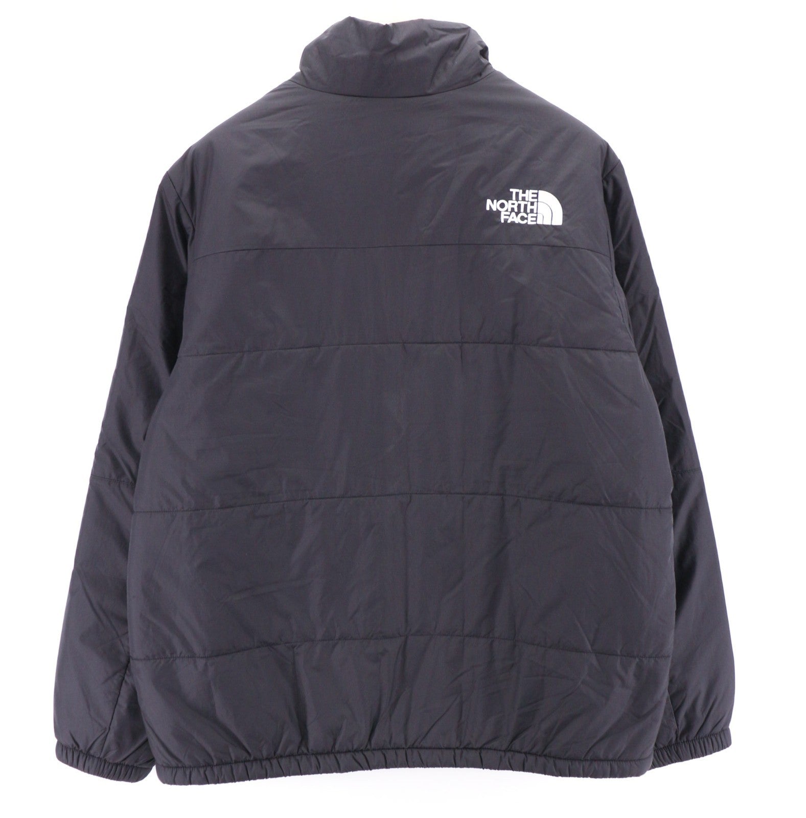 THE NORTH FACE Gosei Men's XL Padded Black Jacket Lined Full Zip Logo Pockets