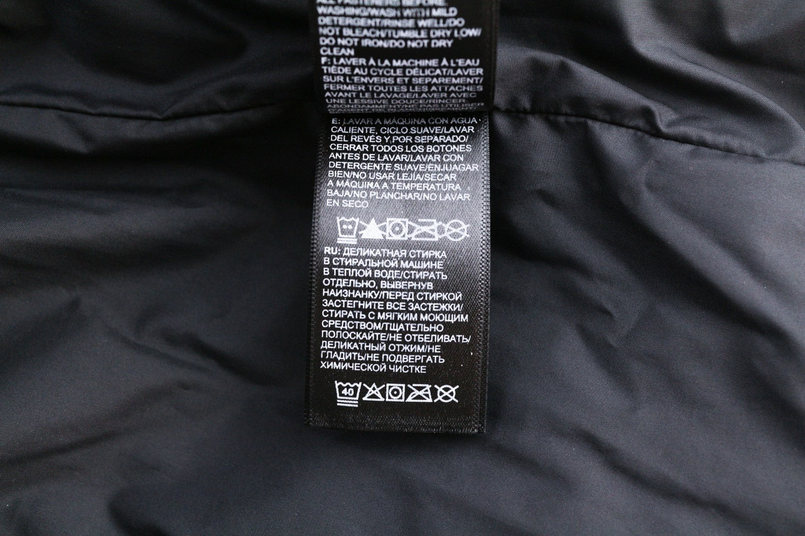 THE NORTH FACE Himalayan Parka Men's L Insulated Mid Length Lined Black Jacket