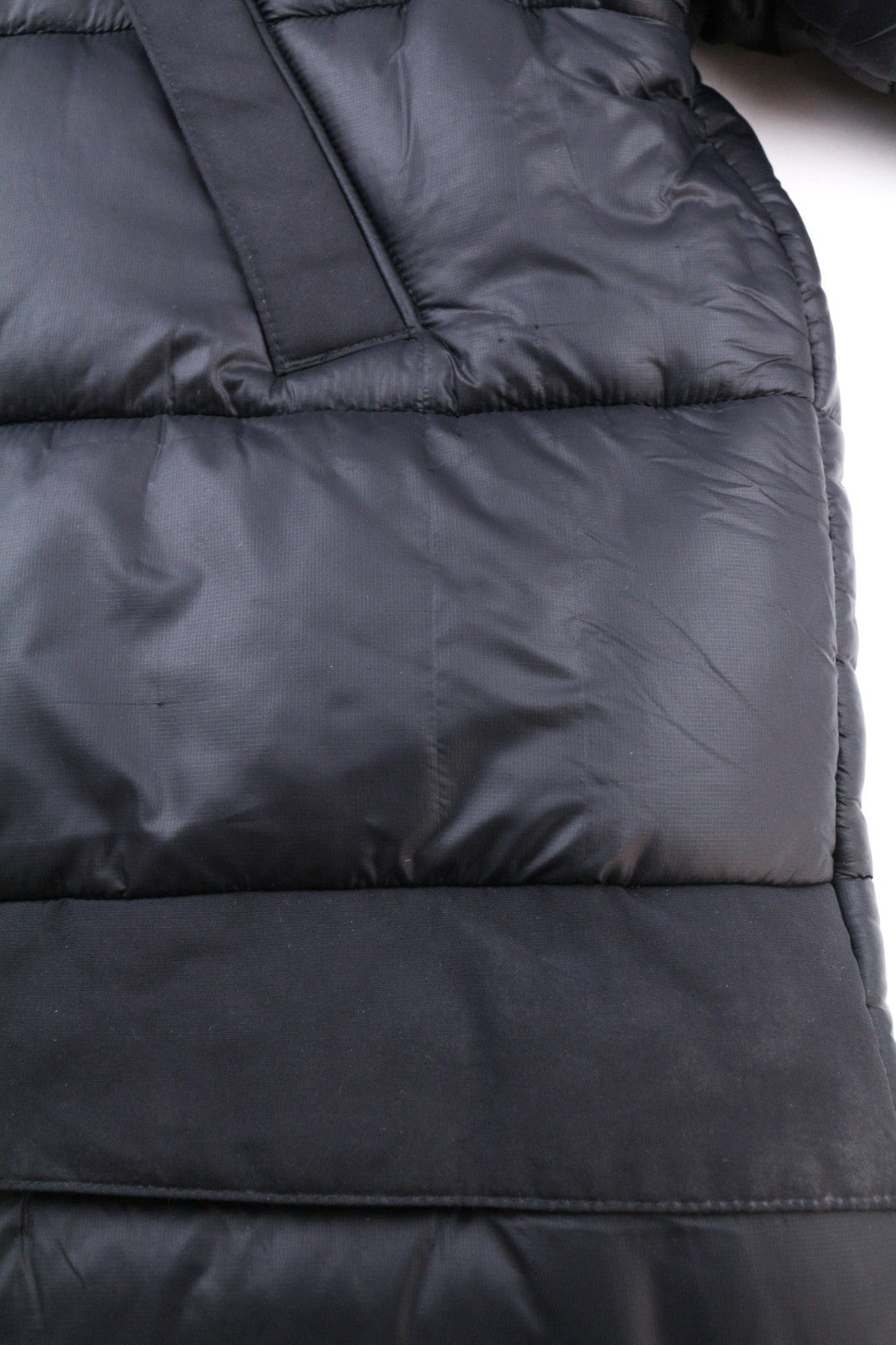 THE NORTH FACE Himalayan Parka Men's L Insulated Mid Length Lined Black Jacket