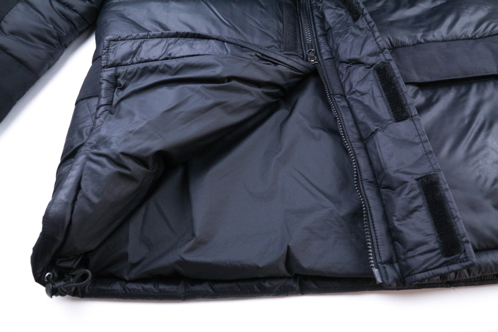 THE NORTH FACE Himalayan Parka Men's L Insulated Mid Length Lined Black Jacket