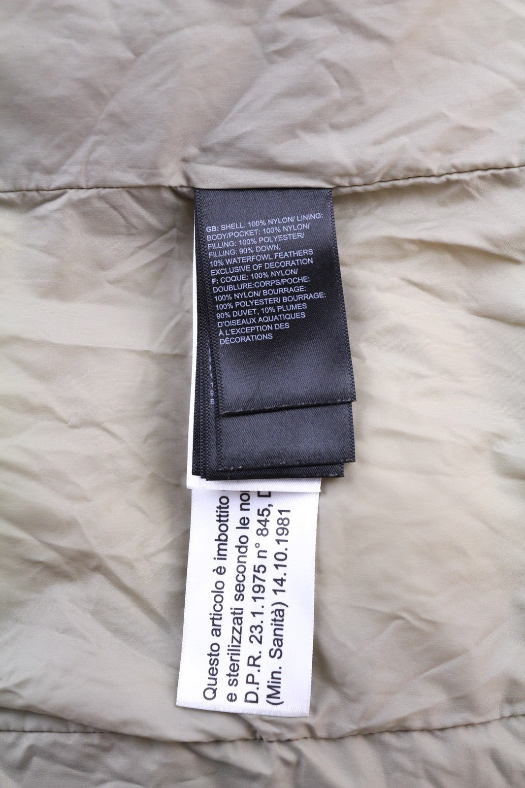 THE NORTH FACE NF0A5GDF Men's S Hooded Down Jacket 700 Fill Light Brown Lined