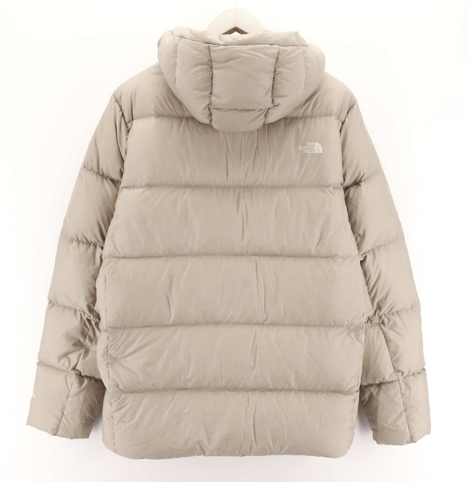 THE NORTH FACE NF0A5GDF Men's S Hooded Down Jacket 700 Fill Light Brown Lined