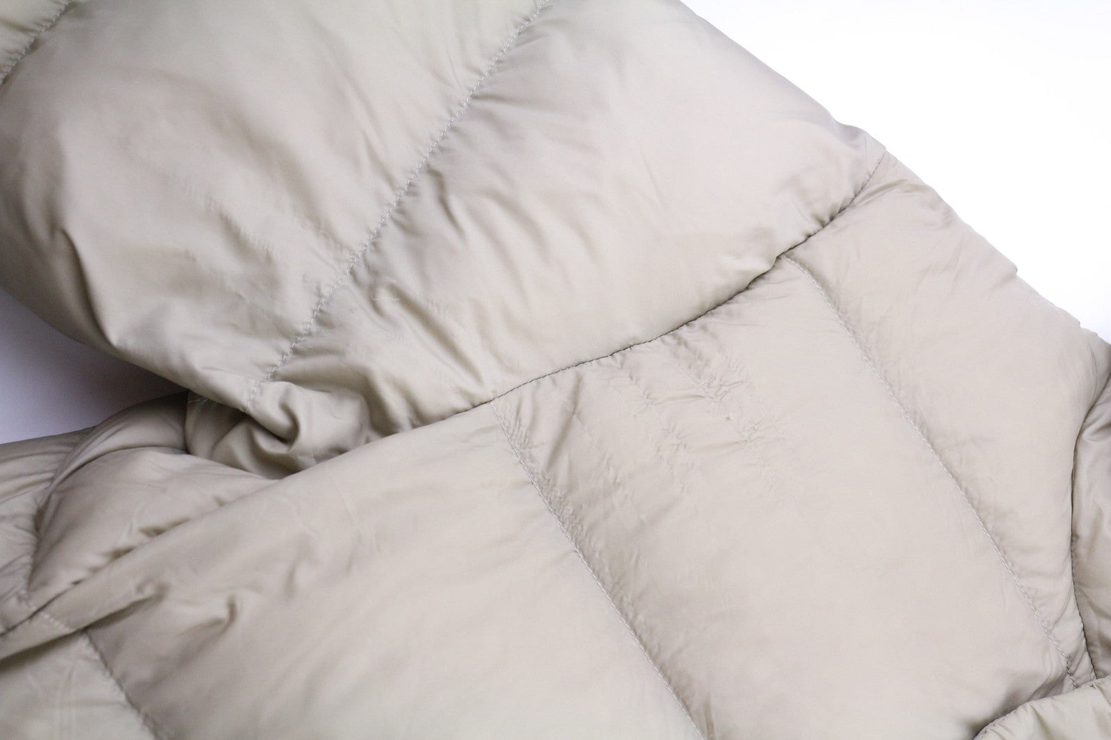 THE NORTH FACE NF0A5GDF Men's S Hooded Down Jacket 700 Fill Light Brown Lined