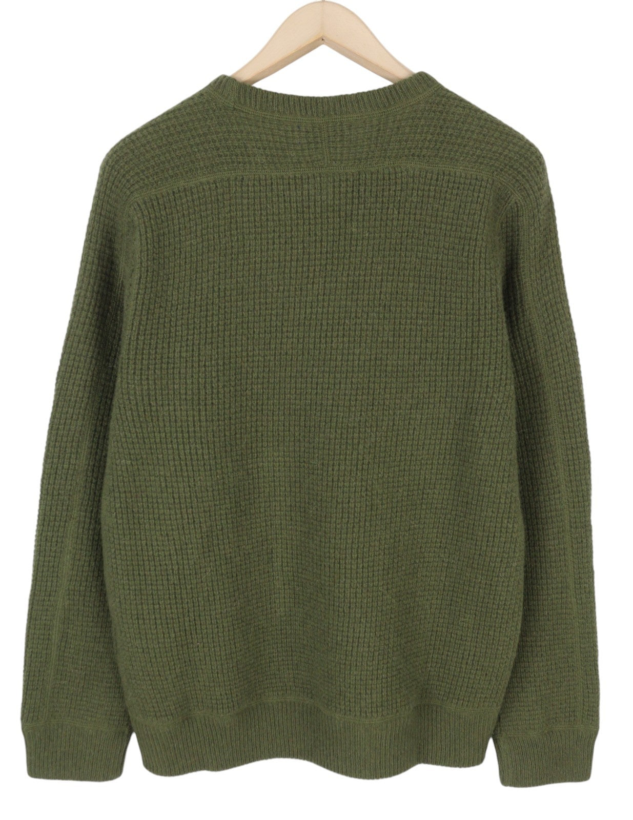 RALPH LAUREN Classics New Olive Men Jumper L Wool Alpaca Knit Pullover RRP269