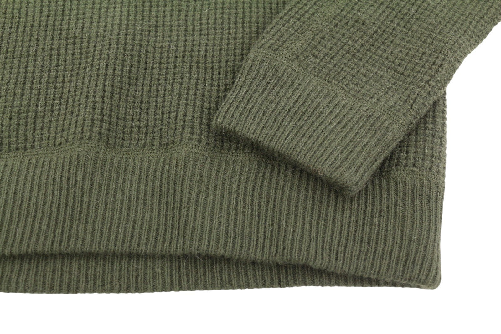 RALPH LAUREN Classics New Olive Men Jumper L Wool Alpaca Knit Pullover RRP269