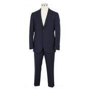 SUITSUPPLY Havana Traveller Men's Suit 36S Blue Wool Slim 2Pc Formal Unlined