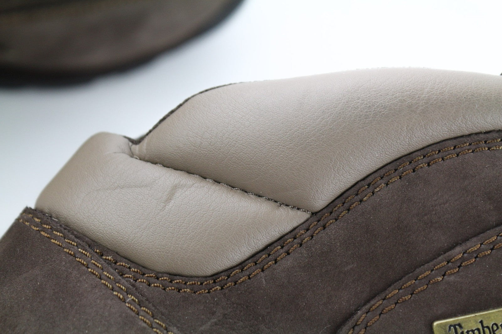 TIMBERLAND 6823R Men's Brown Leather Boots EU46 UK11.5 Lace Ankle Anti Fatigue