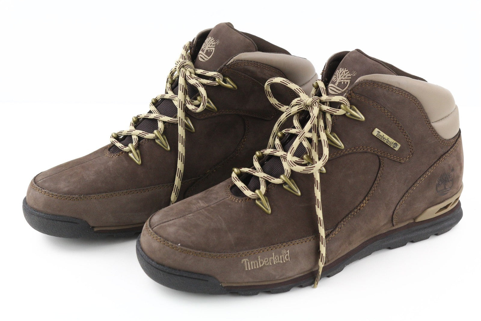 TIMBERLAND 6823R Men's Brown Leather Boots EU46 UK11.5 Lace Ankle Anti Fatigue